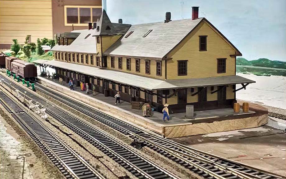 A model of Dominion Atlantic's Kentville station.