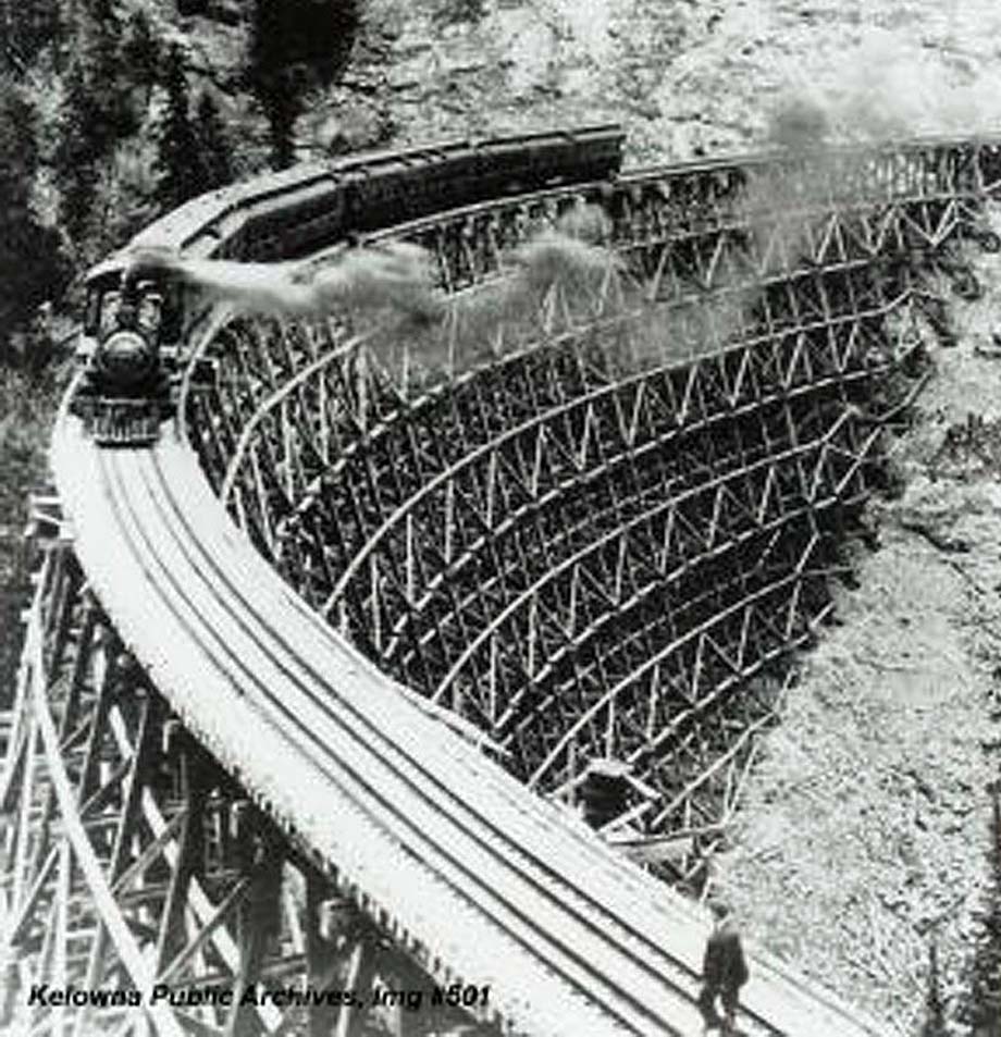 The Kettle Valley Railway.