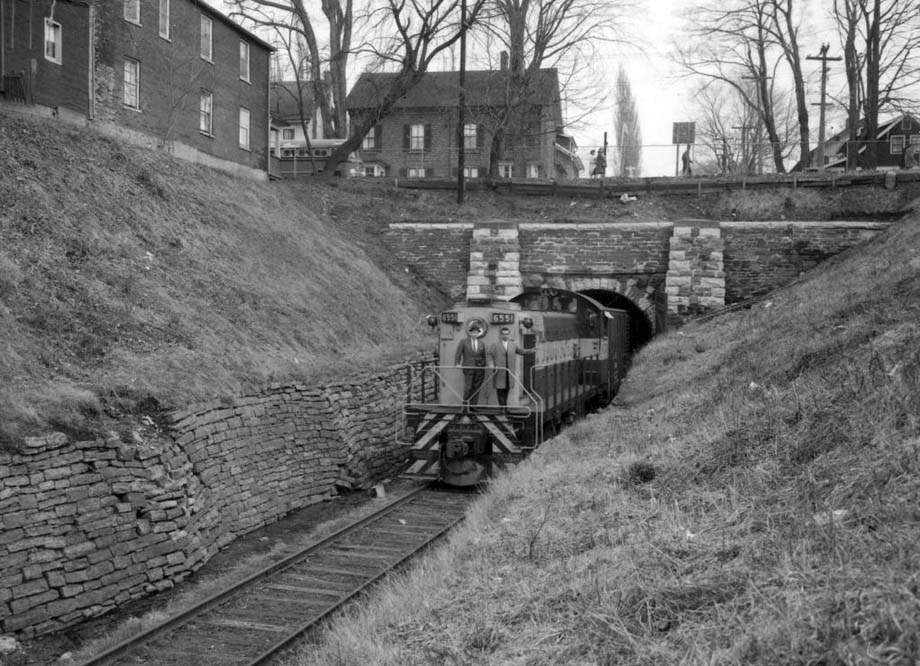 The Brockville tunnel in prior days.