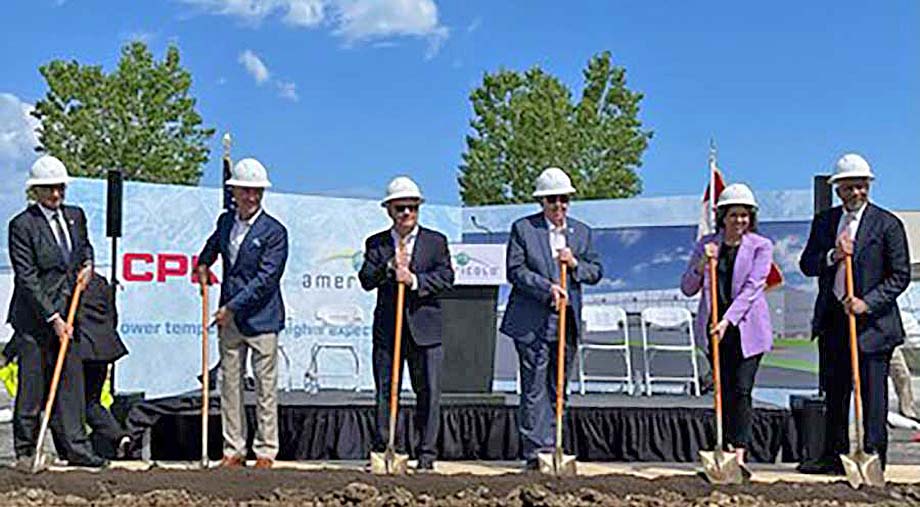 VIP shovels in the ground.