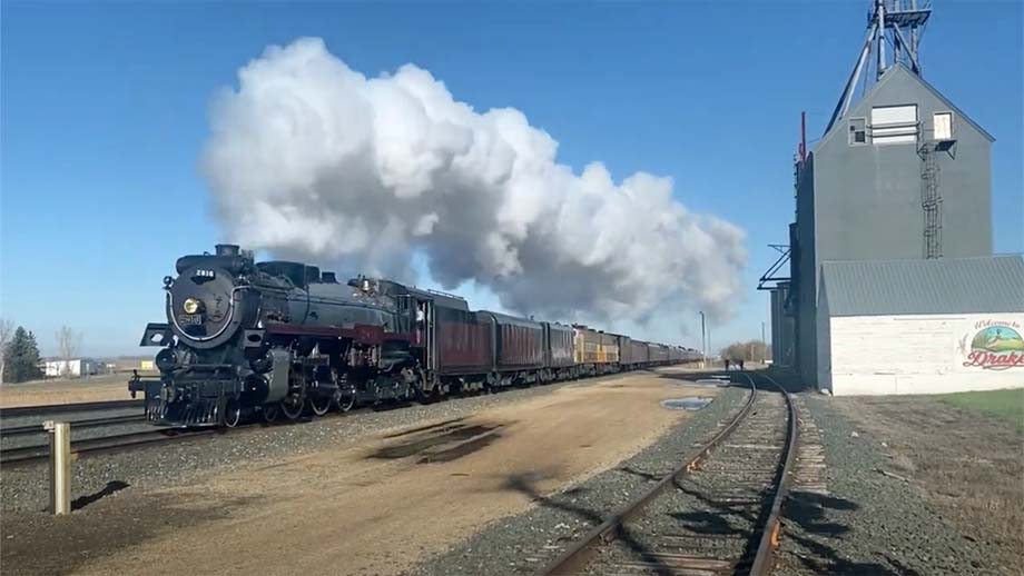 2816 passing Drake, North Dakota.