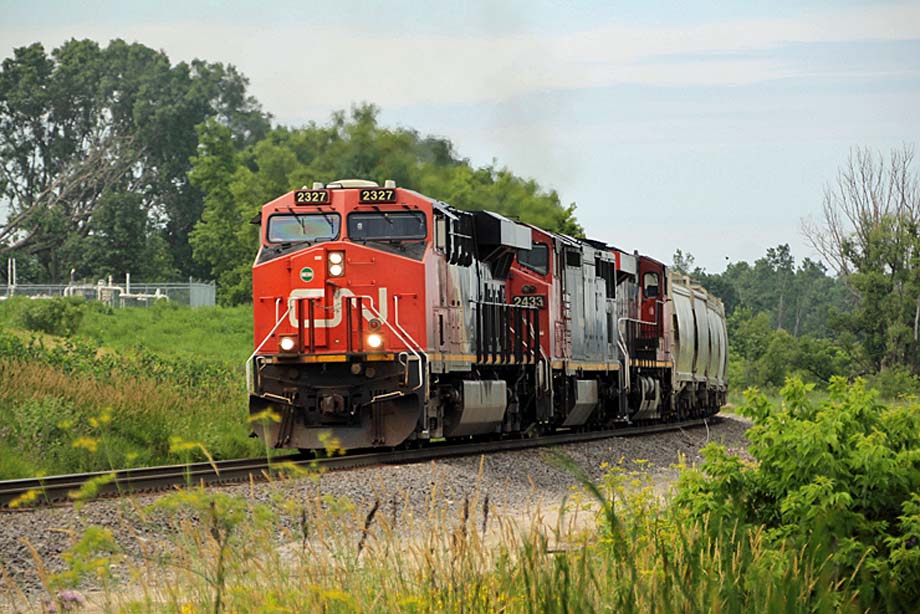 A CN freight train.