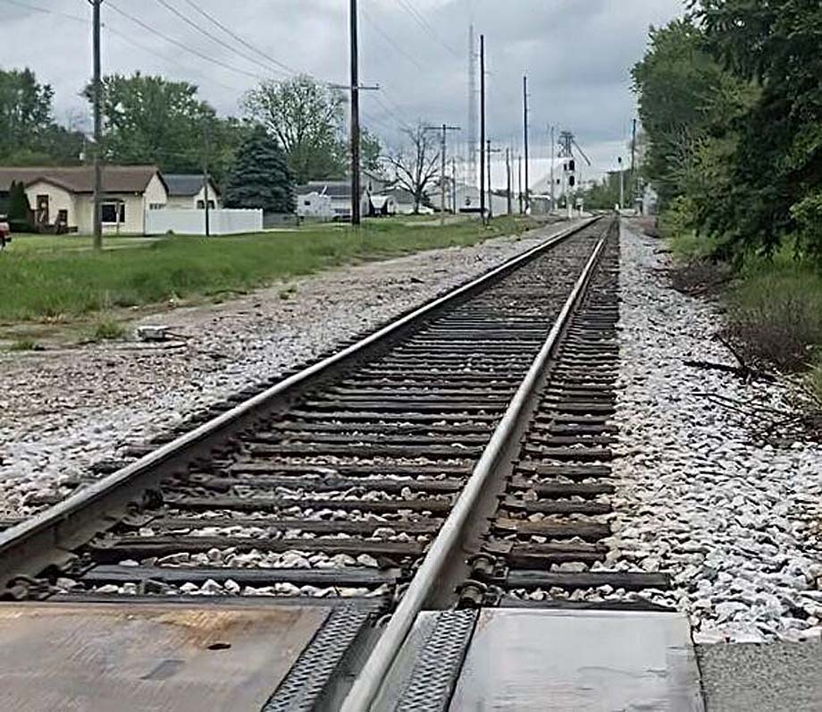 The CPKC line in Camanche.