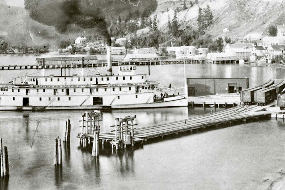 Summerland's CPR wharf.