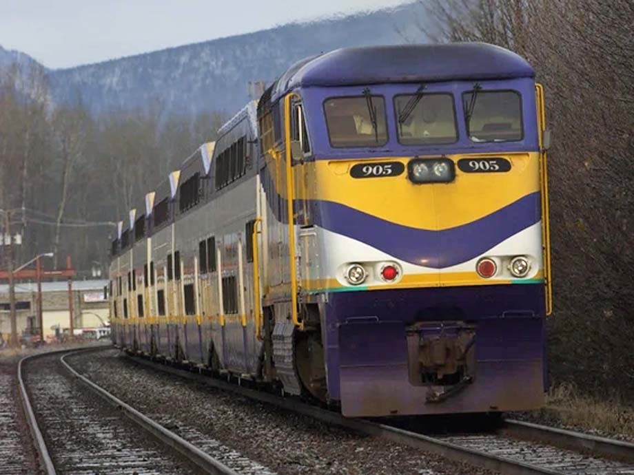 A West Coast Express commuter train.