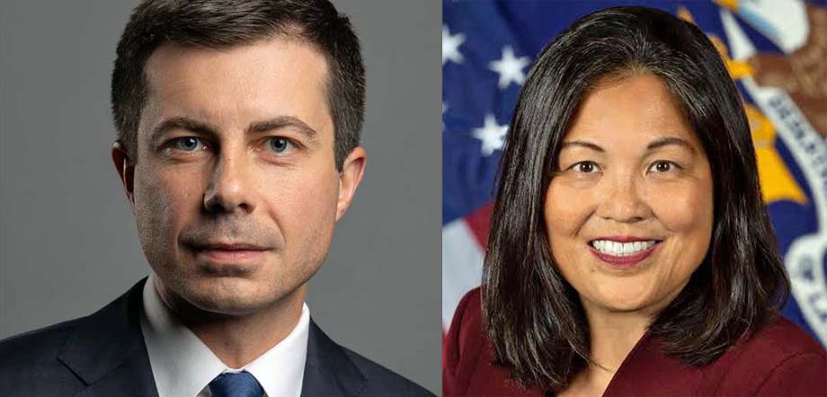 Pete Buttigieg and Julie Su.