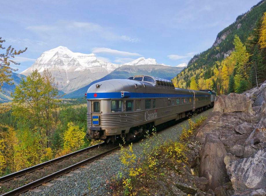 VIA Rail's Canadian train.