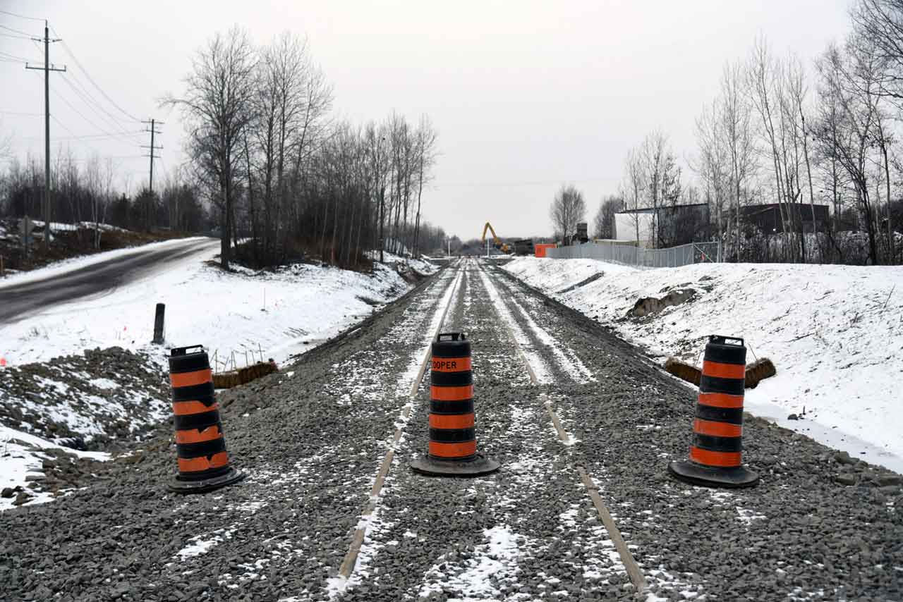 Reconstruction of the North Bay yard bypass.