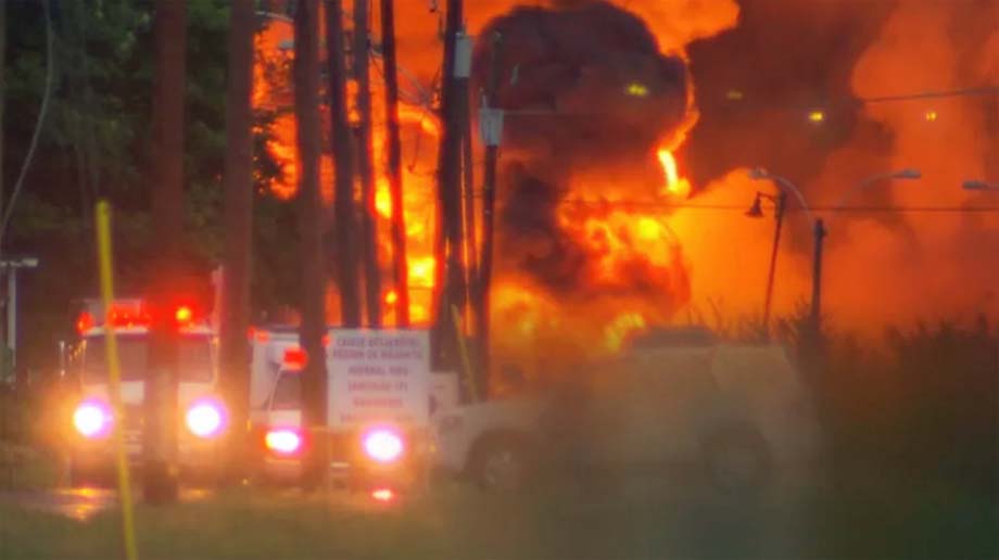 The Lake Megantic rail disaster.