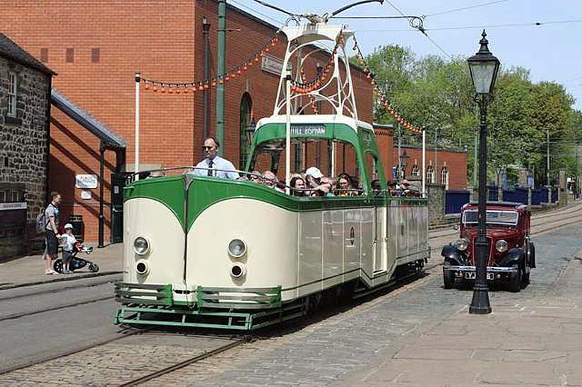 One of the Crich Tramway Village trams.