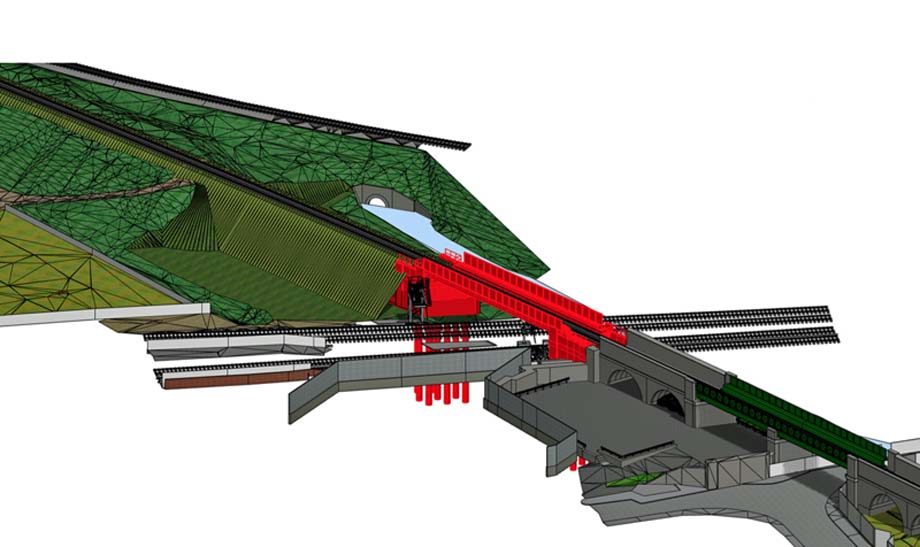 Construction 3D image.