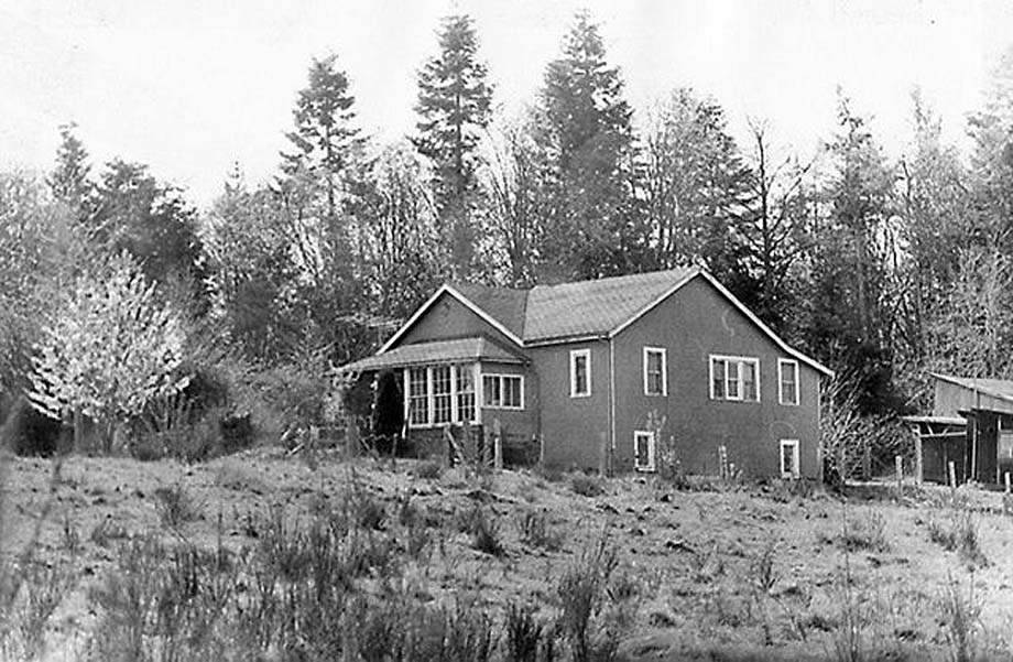 Olive and Peter Wadams home in Sooke.