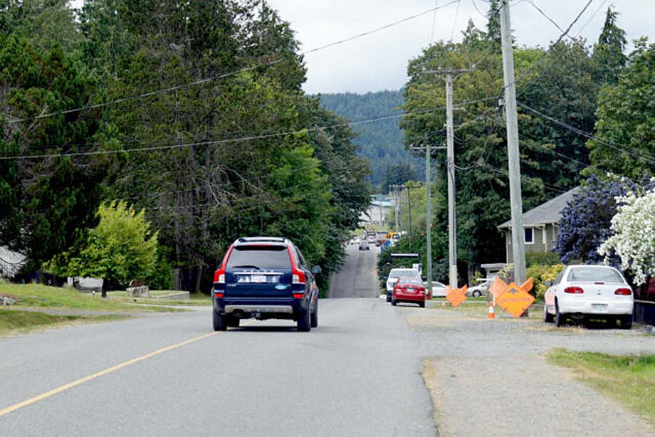 Looking north along Charters Road.