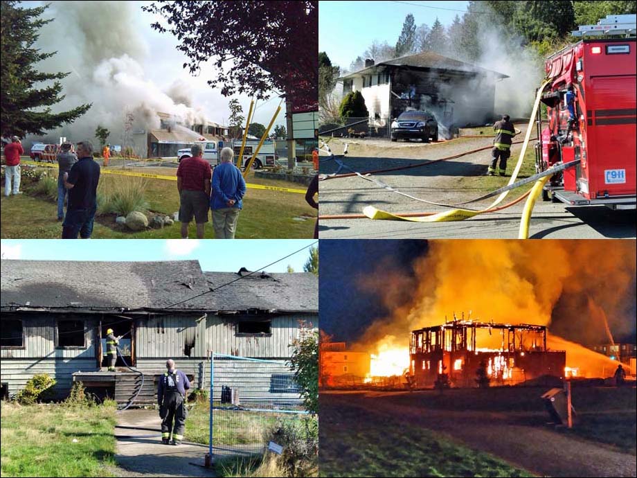 A compilation of Sooke fires.