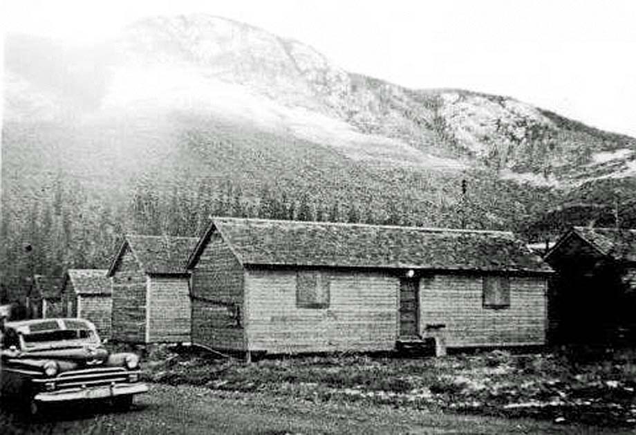 Crew bunkhouses at Bear Creek Camp in the San Juan River Valley.