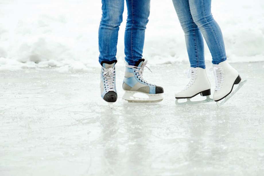 Ice skaters.