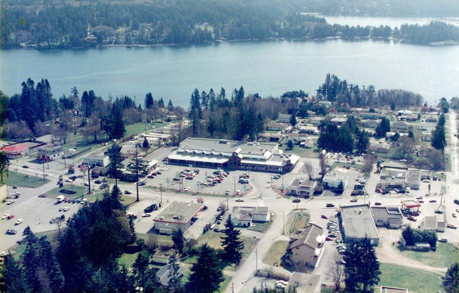 Sooke's downtown core 25 years ago.