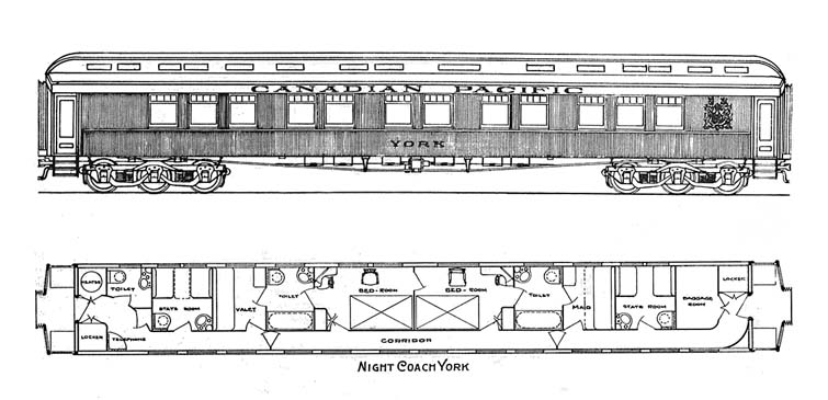 A drawing of the York.