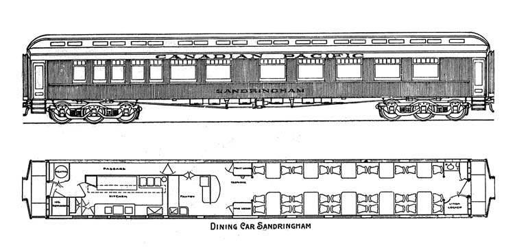 A drawing of the Sandringham.