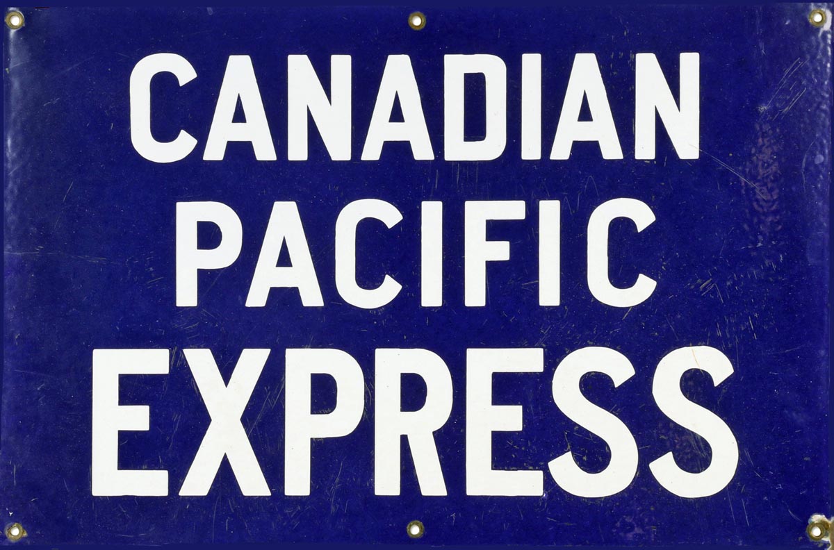 A Canadian Pacific Express sign.