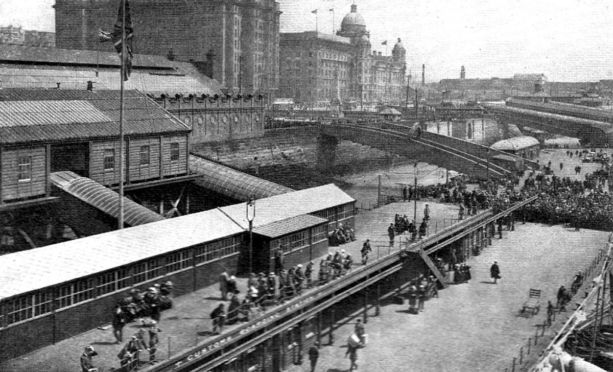 Princes landing stage Liverpool.