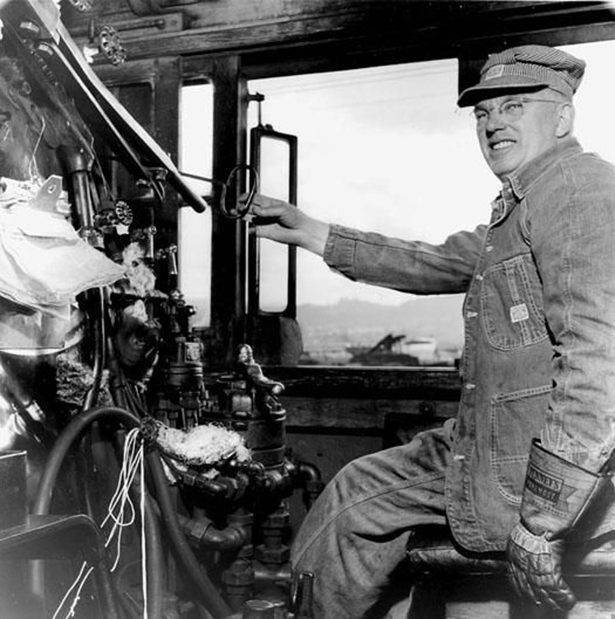 A steam locomotive engineer.