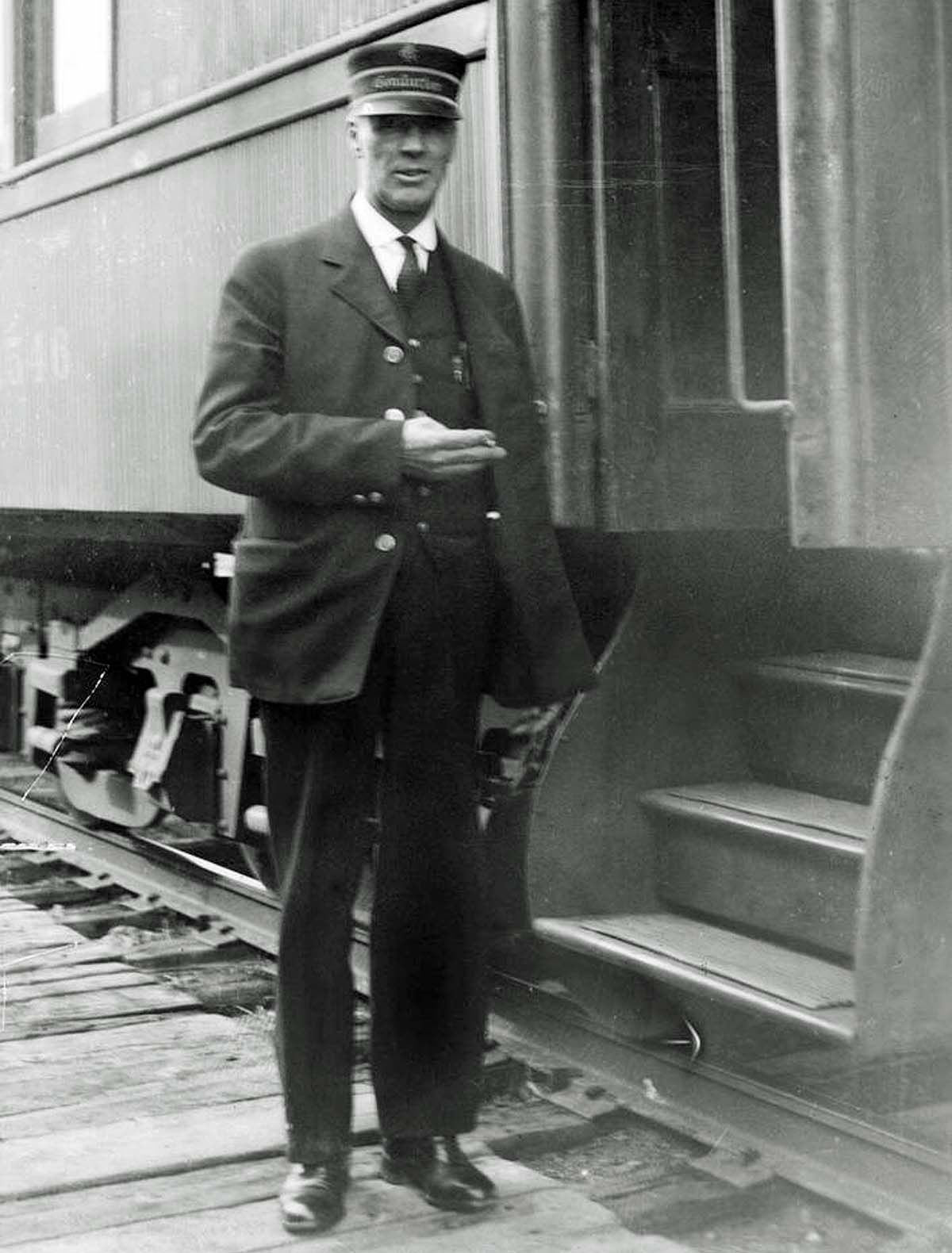 CPR railway conductor Sam Jones.