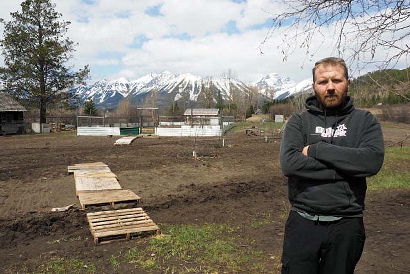 Thomas Bravais at his property in Cokato.