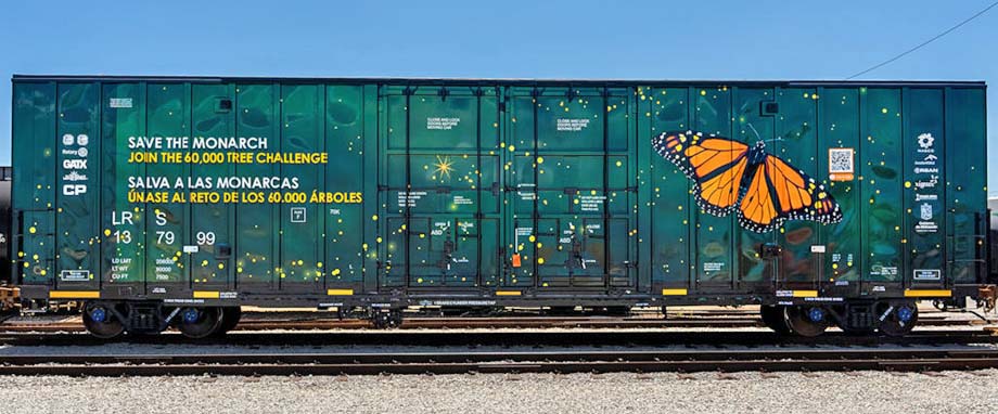 The Monarch Mariposa Boxcar.