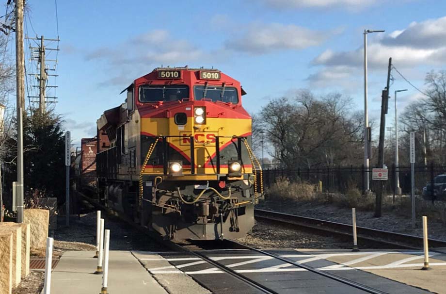 A KCS locomotive.