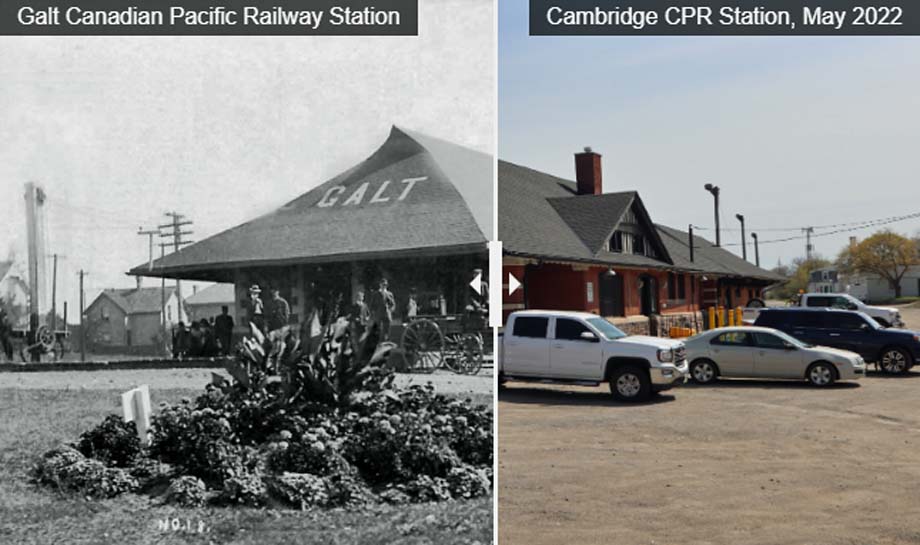 The CP Galt Station.