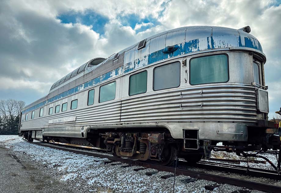 The former CP dome-lounge-observation car Riding Mountain Park.