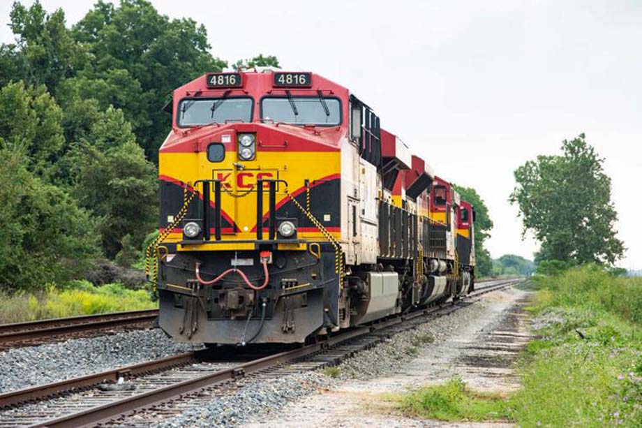 Idle KCS locomotives.