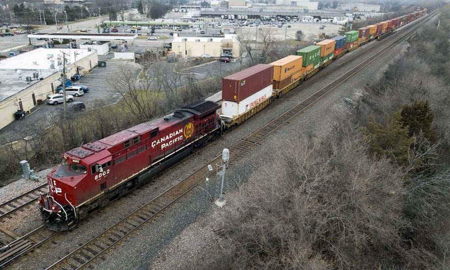 A CP container train - Date? Joe Lewnard.