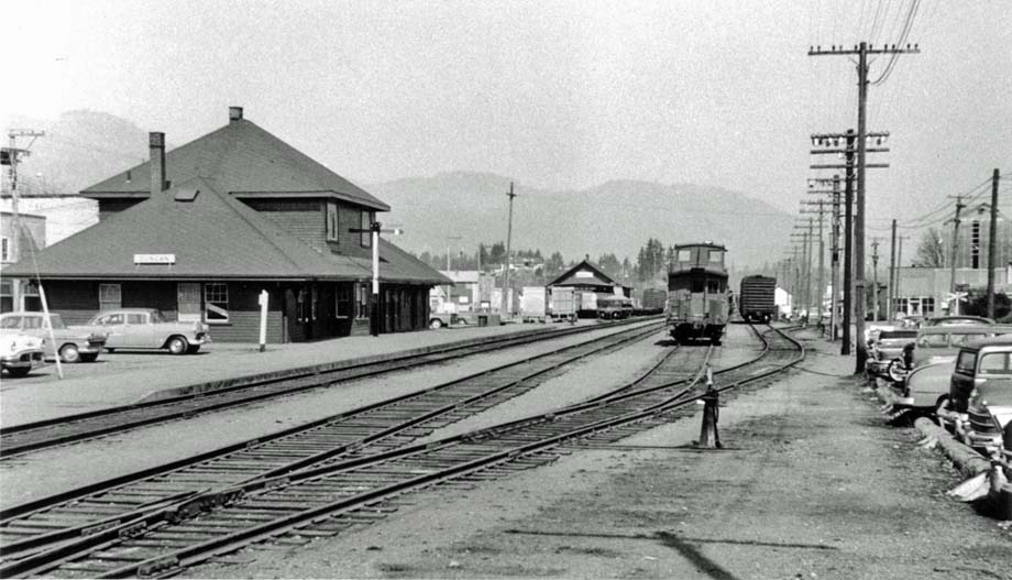 The Duncan train station.