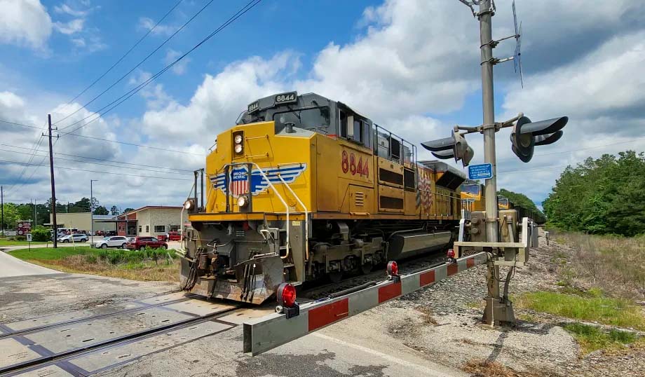 A Union Pacific train.