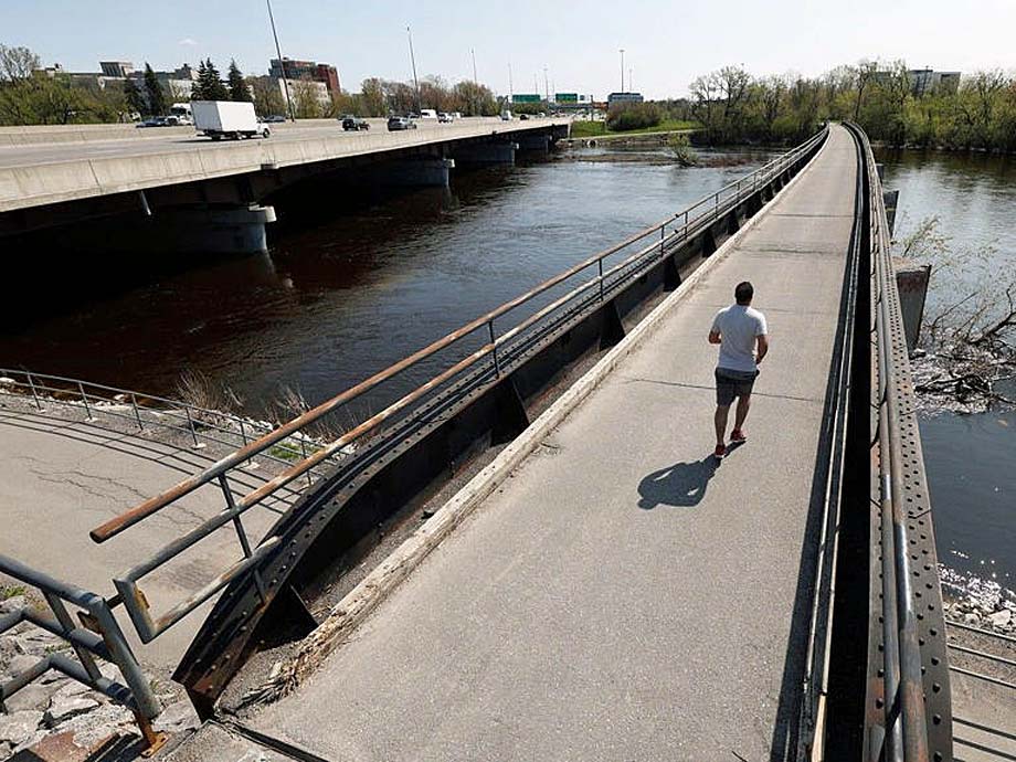 Ottawa's CPR bridge.