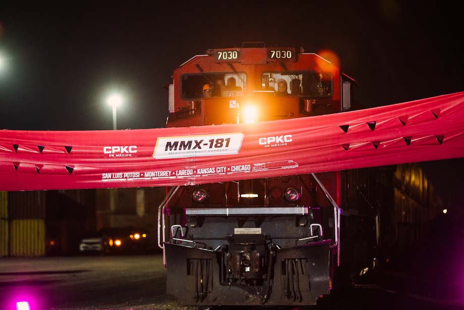 The first CPKC MMX-181 intermodal train.