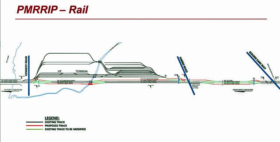 A map of planned changes.