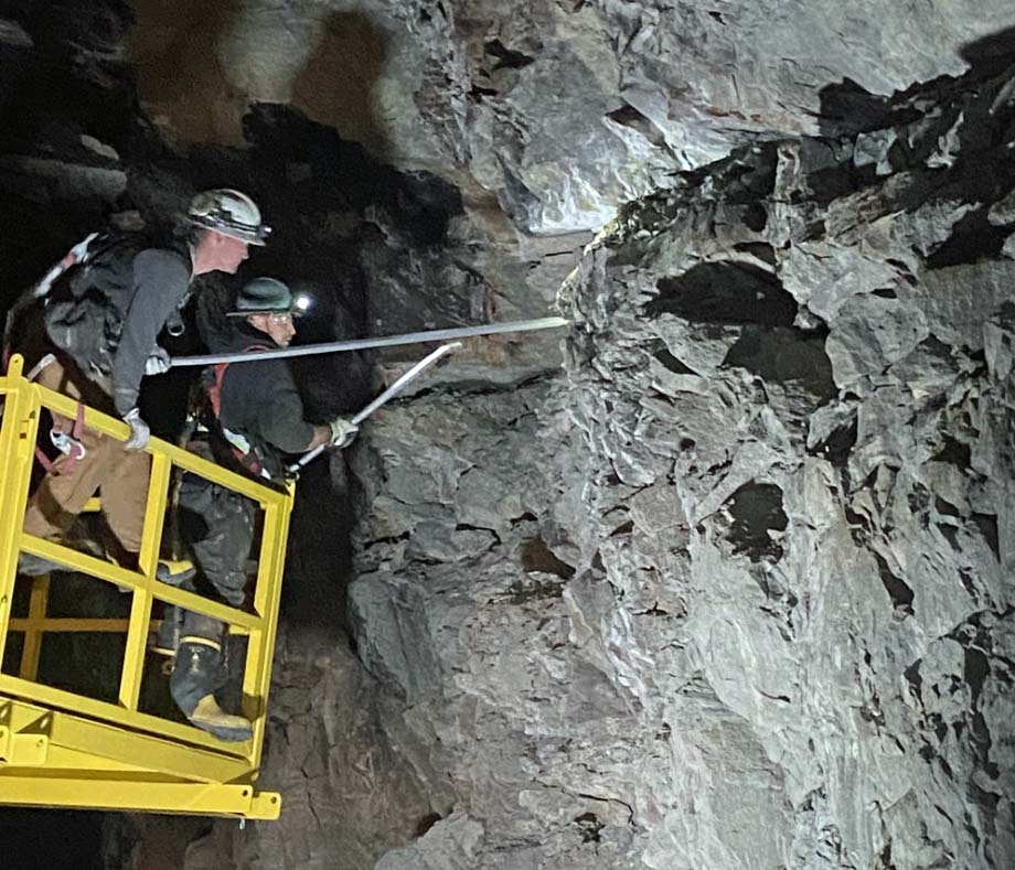 Scaling the tunnel.