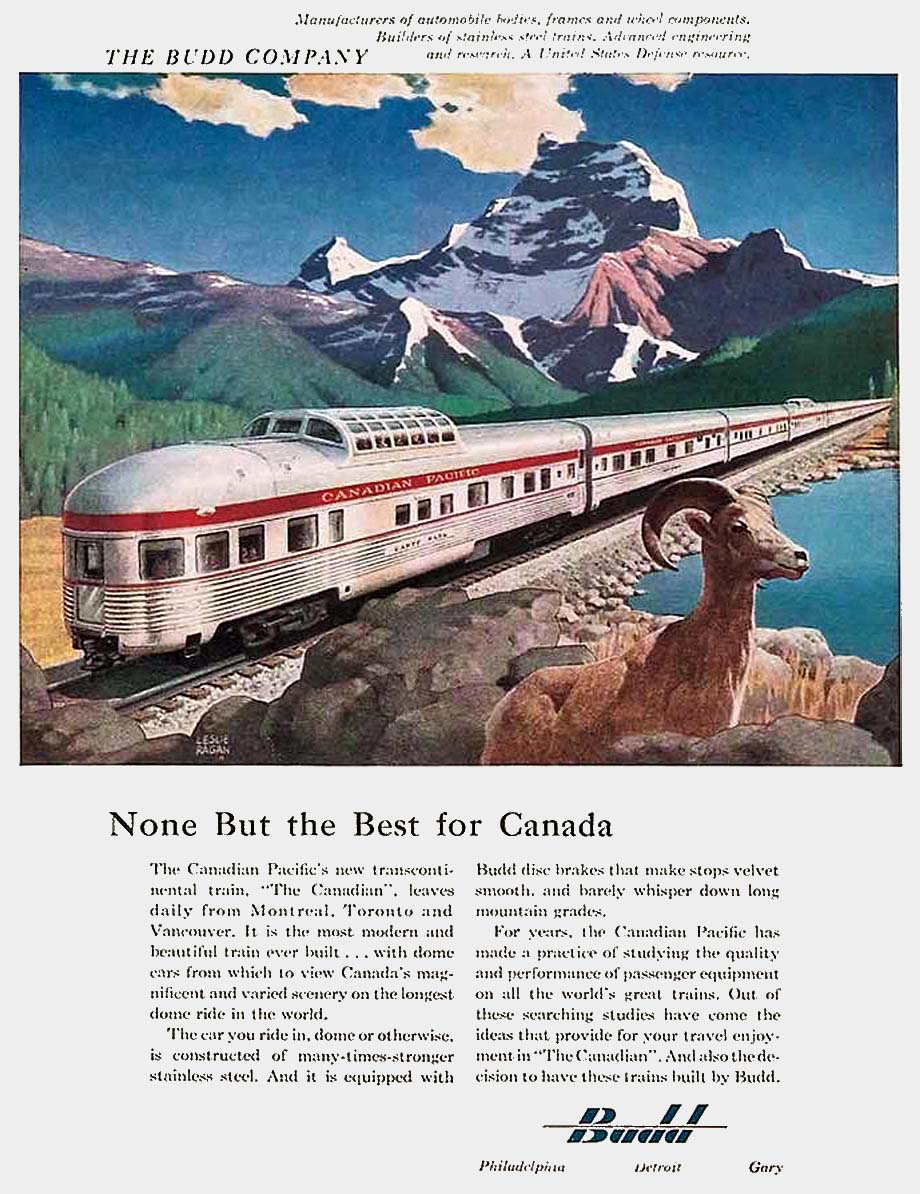 Budd magazine advertisement.