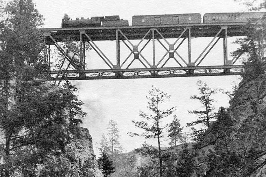 A Kettle Valley Railway bridge.