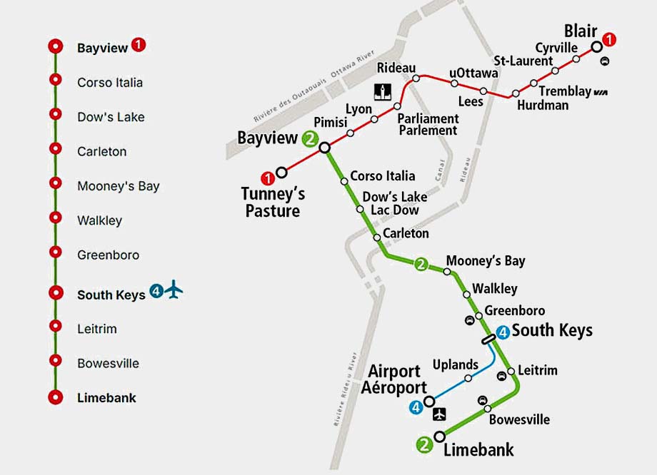 The north-south Trillium Line.