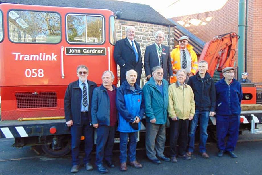 The Baguley 3235 locomotive.