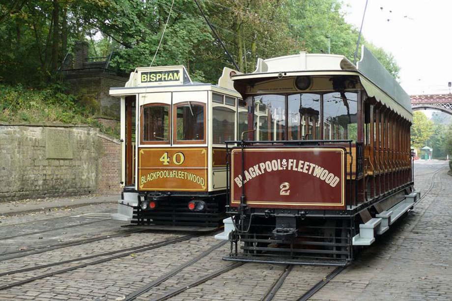 The Blackpool & Fleetwood Box 40 tramcar.