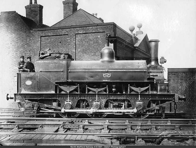 A North Stafford Railway 0-6-0ST switcher